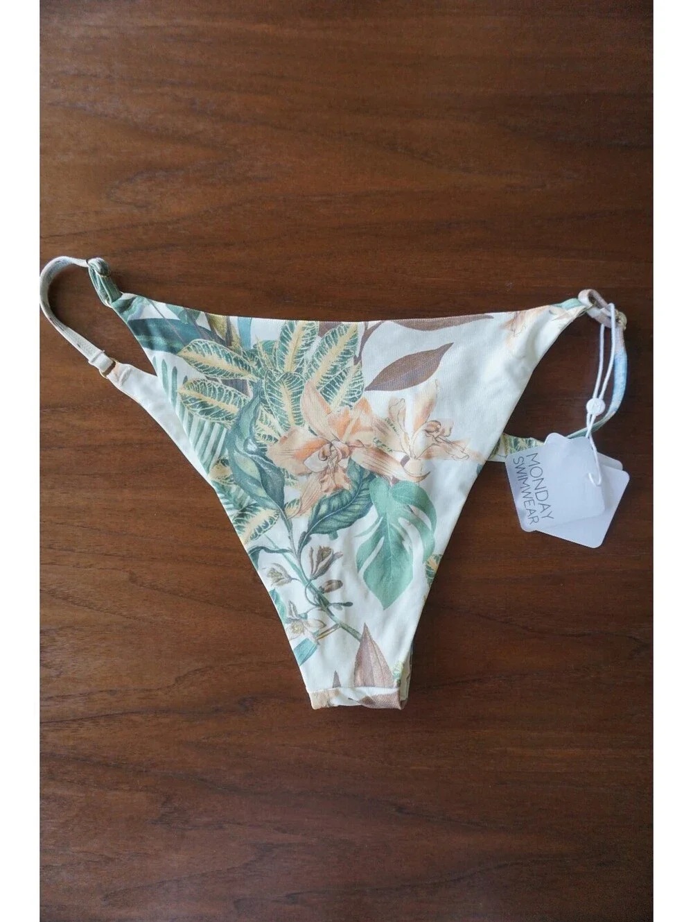 Monday Swimwear Amazonia Palma Cheeky Bikini Bottom Size M NWT